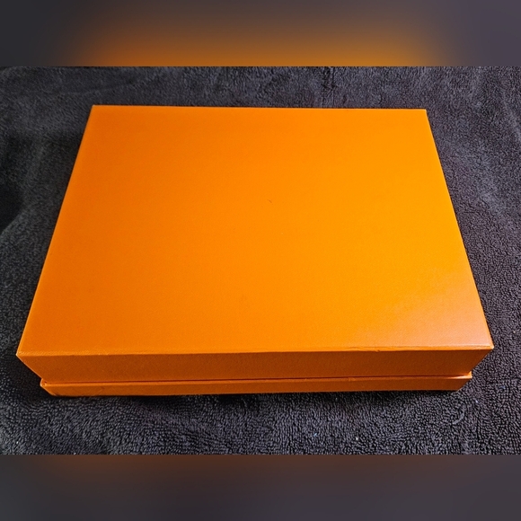 Hermes Empty Box Orange Large Gift Storage Travel Display Replacement Shopping - Picture 6 of 13